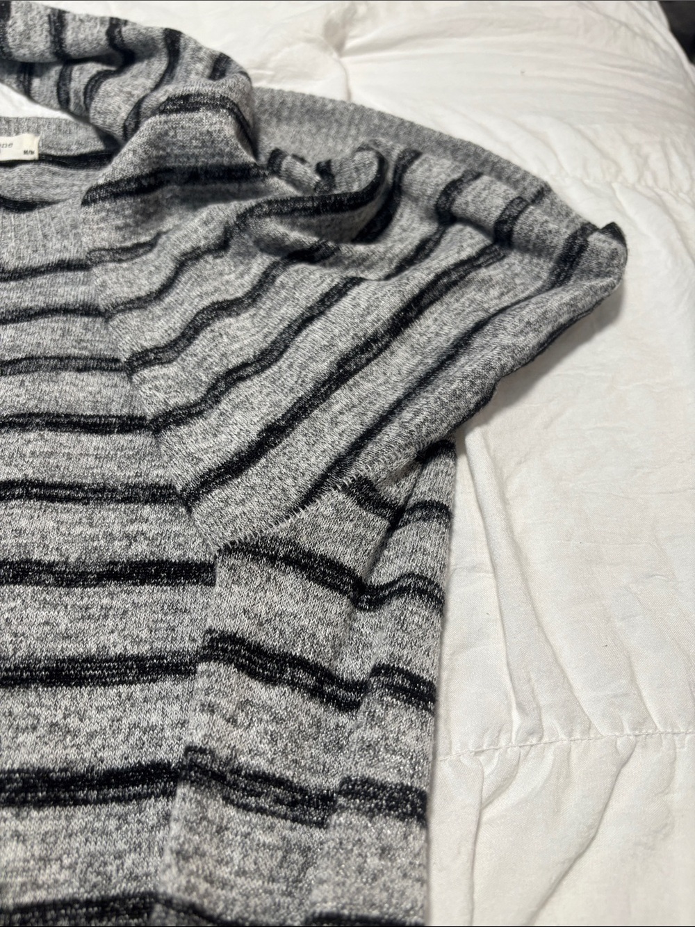 rag & bone Gray Striped Crewneck Sweater - Picture 4 of 7